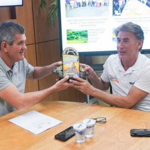 Santa Terezinha de Itaipu apresenta projetos de eventos e lazer ao Governo do Estado