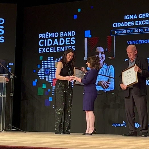 Santa Terezinha de Itaipu é eleita a Melhor Gestão Pública do Paraná no Prêmio Band Cidades Excelentes