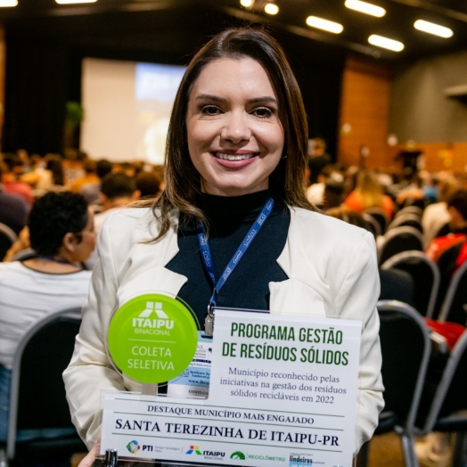 Santa Terezinha de Itaipu é reconhecida pelas boas práticas em Sustentabilidade durante o Congresso Sul-Americano de Resíduos Sólidos