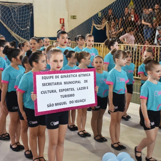 São Miguel do Iguaçu foi a capital regional da Ginástica Rítmica no último final de semana