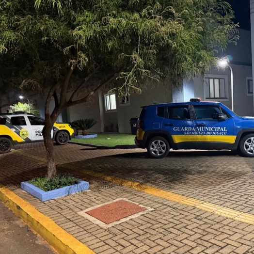 SÃO MIGUEL DO IGUAÇU: GM e Polícia Militar prestam socorro a vítima de violência doméstica e prendem agressor