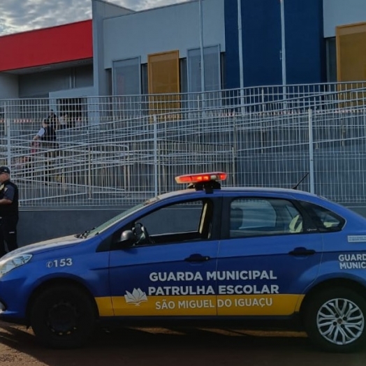 São Miguel do Iguaçu: Guarda Municipal intensifica segurança nas escolas da rede municipal