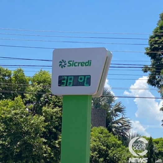 São Miguel do Iguaçu registra altas temperaturas e moradores buscam formas de se refrescar