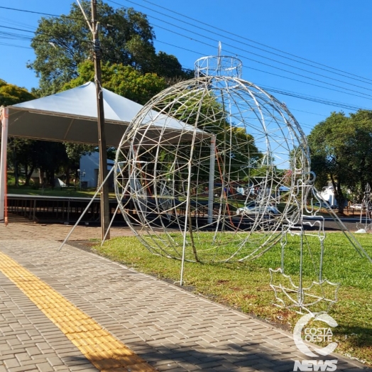 São Miguel do Iguaçu se prepara para chegada do Papai Noel nesta quinta-feira (08)