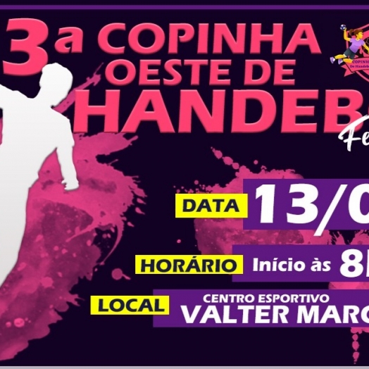 São Miguel do Iguaçu sedia nesse final de semana a Copinha de Handebol feminino no Valter Marcon