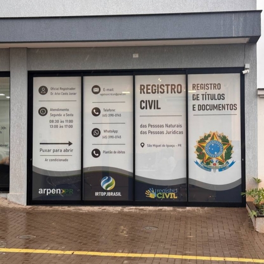 São Miguel do Iguaçu: Unificação de cartório amplia serviços de registro civil e imóveis em novo endereço