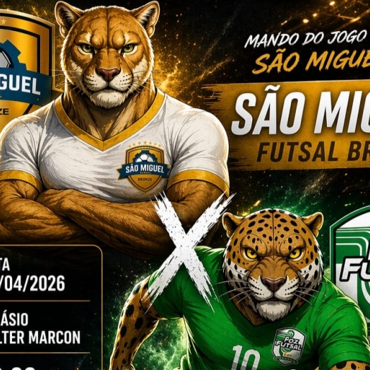 São Miguel Futsal consolida fim de semana vitorioso e se prepara para clássico regional