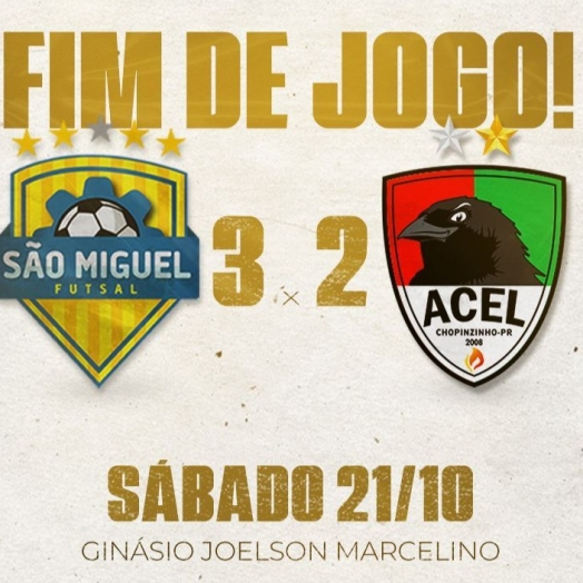 São Miguel Futsal vence Chopinzinho em casa pela Série Ouro