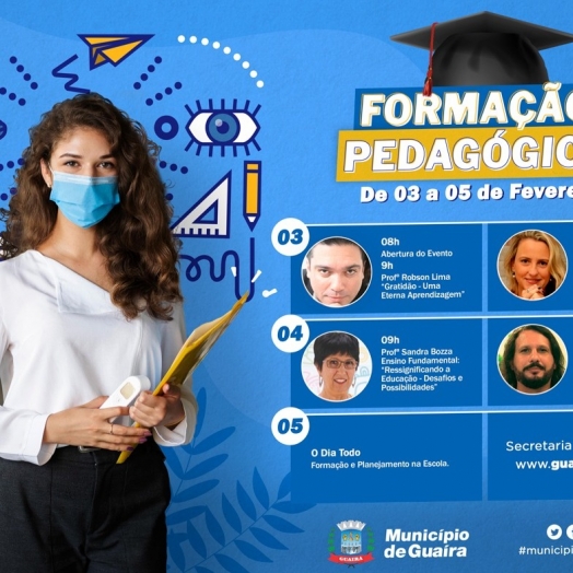 Secretaria de Educação de Guaíra promove semana de Formação Pedagógica para educadores