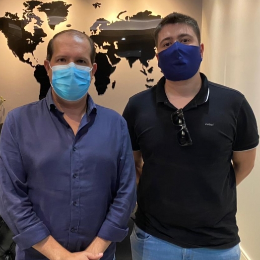Secretário de Planejamento de Itaipulândia visita Marcel Michelleto e busca recursos ao município