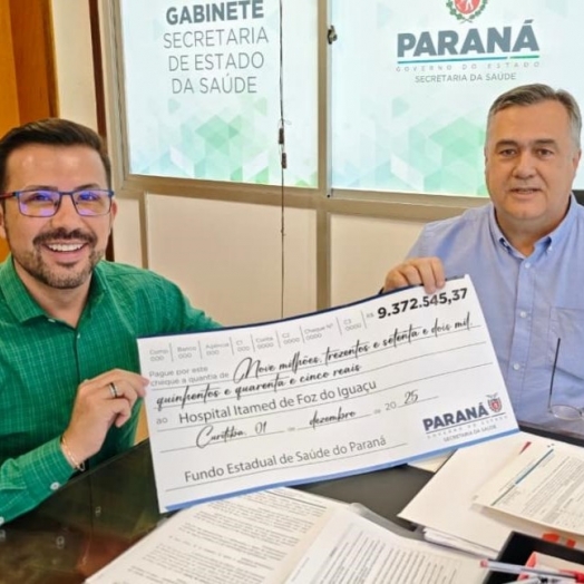 Secretário de Saúde de Foz do Iguaçu destaca apoio estadual e diz que aporte ao Itamed garante qualidade no atendimento