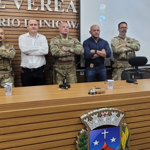 Secretário de Segurança Pública do Paraná visita Santa Helena