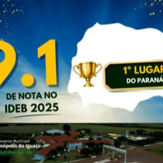 Serranópolis do Iguaçu conquista o melhor resultado do Paraná no IDEB e reafirma excelência na educação pública