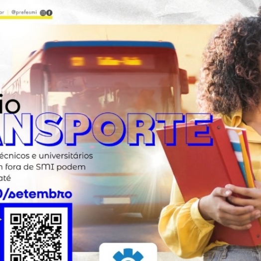 SMI: Prazo para solicitação do auxílio transporte estudantil termina no próximo dia 30