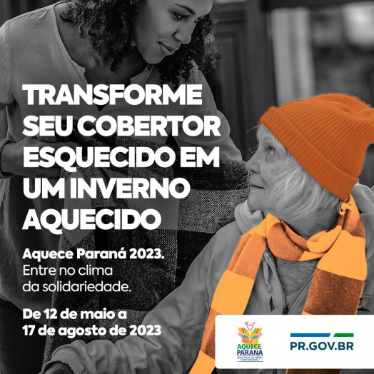 SOLIDARIEDADE: Participe da Campanha Aquece Paraná
