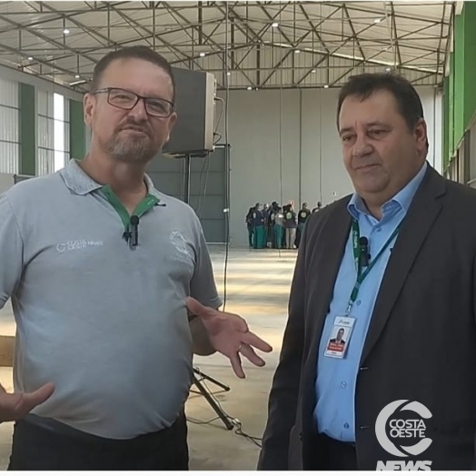 Superintendente de Meio Ambiente da Itaipu Binacional Wilson Zonin prestigia a inalguração da Unidade de Reciclagem de Lixo em São Miguel