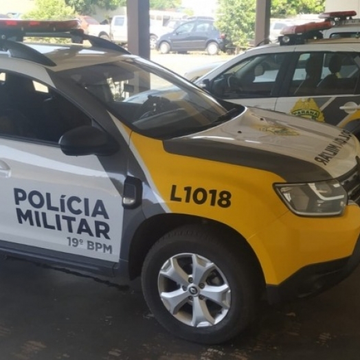 Surpresa: homem bate na mulher e PM encontra mandado de prisão em seu desfavor, em Santa Helena