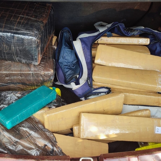 Terceira carga de maconha é apreendida pela PRF na região de Céu Azul