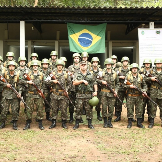 Tiro de Guerra realiza instrução de Acampamento Básico e Tiro Real