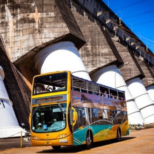 Turismo na Itaipu cresceu 93% no mês de julho