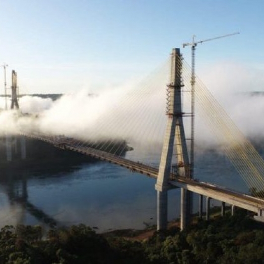 União dos dois lados da Ponte da Integração deve acontecer na quarta-feira, 17