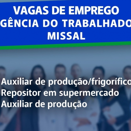 Vagas de emprego em Missal