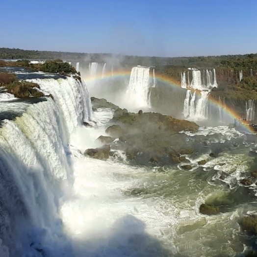 Vazão das Cataratas do Iguaçu está acima da média
