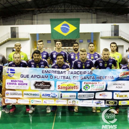 Virada espetacular garante vitória do Santa Helena Futsal sobre o Guaíra pela Taça Bronze