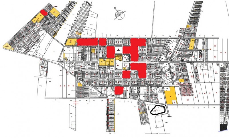 Os pontos vermelhos no mapa são os locais com número de casos positivos em Missal