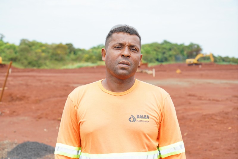 Trabalhador Edvaldo Souza Filho - Foto: Sara Cheia/Itaipu Binacional